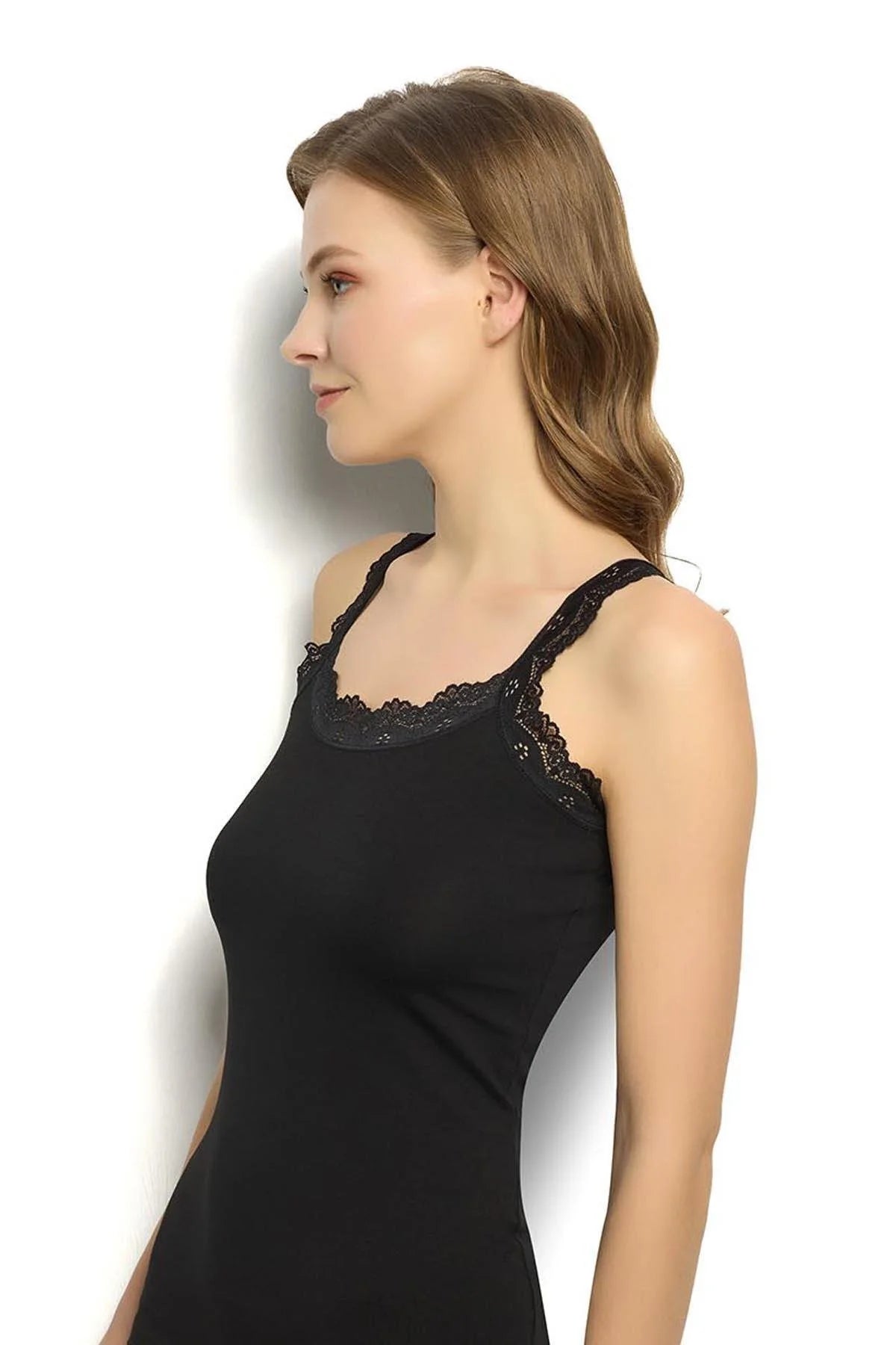 Kadın Güpürlü Atlet-JİBER