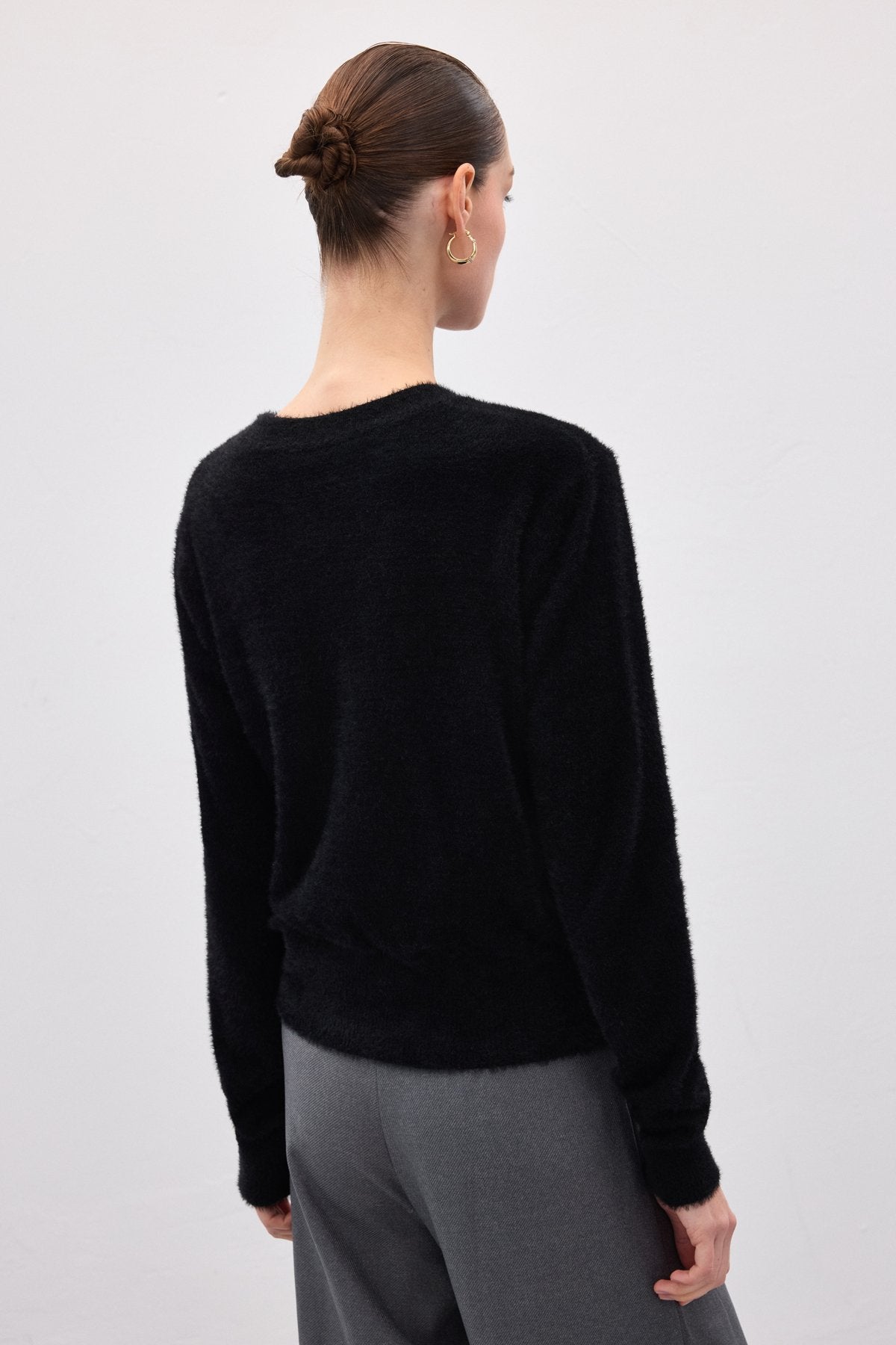 Sakallı Triko-Siyah