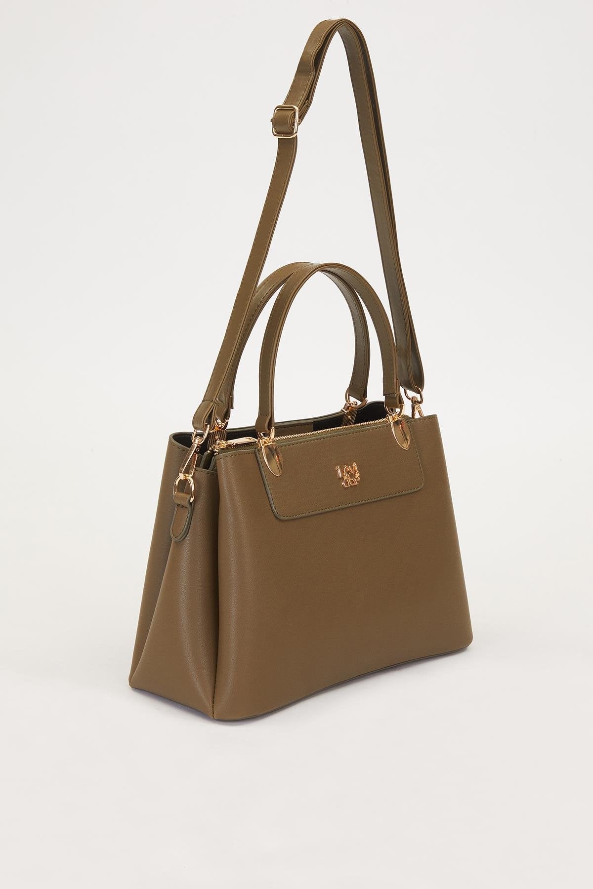 Kadın Üç Bölmeli Çanta-Levidor-Haki